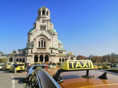 Taxi drivers in Sofia launched indefinite protests
