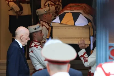 The mortal remains of Tsar Ferdinand were placed in Vrana Palace