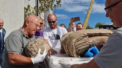 The rare find of ancient statue in Heraclea Sintica goes on display in Sofia