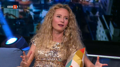 Деси Добрева и Карлос Насар във "Вечерното шоу"