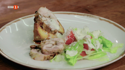 Домашен пилешки салам и коледно мляко с ориз