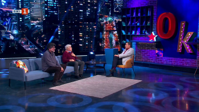 Джеки Стоев, Никола Бошнаков и дует Аморе във "Вечерното шоу"