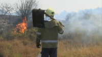 The wildfire between Stara Zagora and Haskovo in Southern Bulgaria is still raging