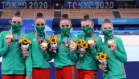 Bulgarian rhythmic gymnastics team won gold medal at Tokyo Olympics