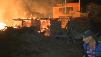 Multiple homes burnt down in a masive fire in the village of Krastava (video)