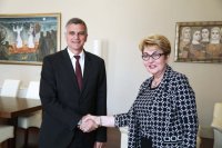 Caretaker PM Yanev held a meeting with the Russian Ambassador Eleonora Mitrofanova