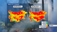 Code orange alert over dangerously hot weather announced for 9 districts in Bulgaria