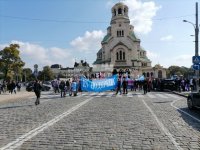 Coal miners protest in central Sofia