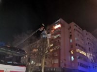 A flat is on fire in a block in Blagoevgrad