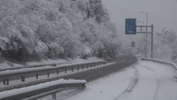 Snowfall caused traffic disruptions in Central and Northern Bulgaria