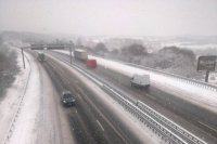 Winter conditions in Bulgaria, 310 snow ploughing machines operating on the roads