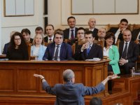 Bulgaria's Parliament debates a vote of no-confidence against the government