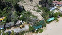 The area of the landslide near “Albena” seaside resort remains closed