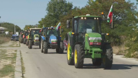 Farmers protest in Northern Bulgaria