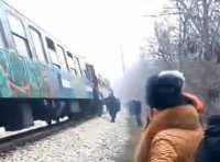 Passenger train caught fire near Pordim