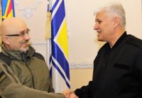 Minister of Defence Dimitar Stoyanov visits Ukraine