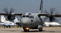 Spartan aircraft delivers humanitarian aid to quake-hit Syria today