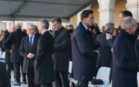 Bulgaria's Prime Minister Nikolai Denkov paid final tribute to Jacques Delors